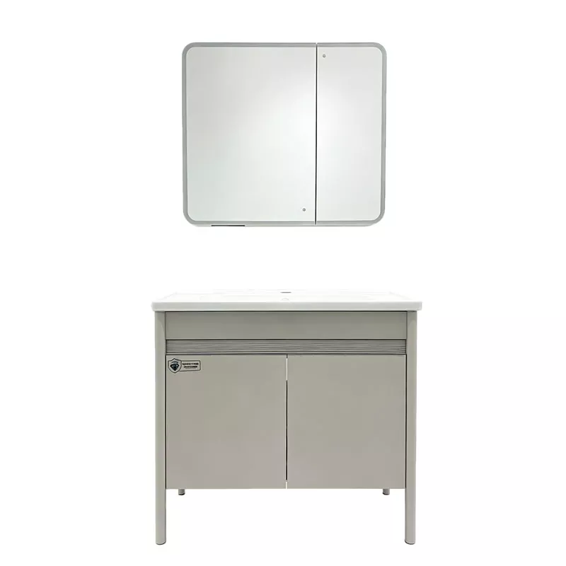 Floor-Standing Multi-Layer Solid Wood Bathroom Vanity