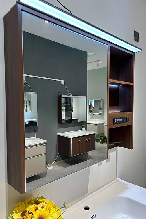 Multifunctional Bathroom Mirror Cabinet