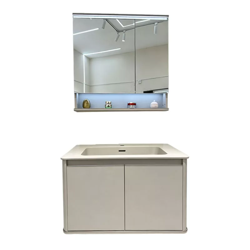 Minimalist Multi-Layer Solid Wood Bathroom Vanity