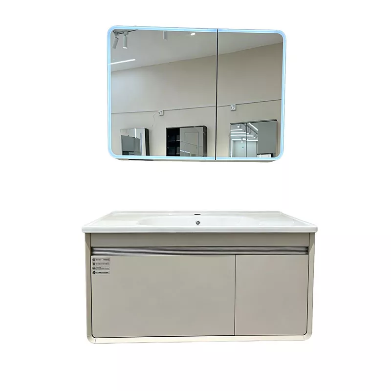 Modern Minimalist PVC Bathroom Vanity