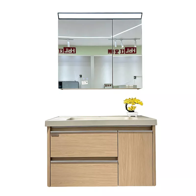 Residential Multi-Layer Solid Wood Bathroom Vanity
