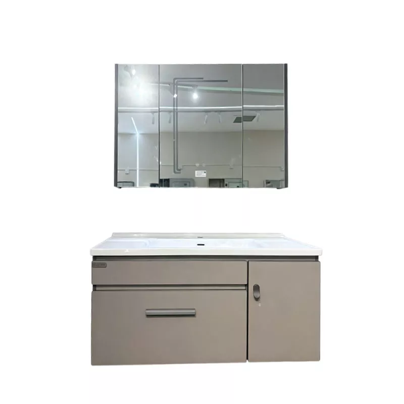 Single-Basin Multi-Layer Solid Wood Bathroom Vanity